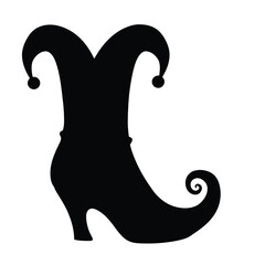 vector illustration of a black cat