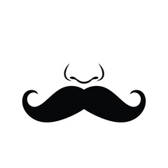 mustache vector illustration