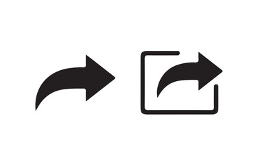 Share icon set. Share arrow, link, arrow symbol. button connection illustration sign collection. vector illustration eps 10.