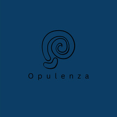 Vector Logo Design Opulenza