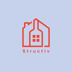 Vector Logo Design Structiv