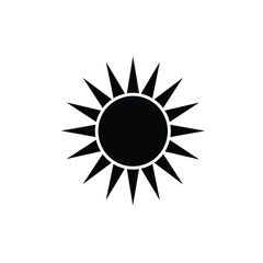 sun icon vector illustration