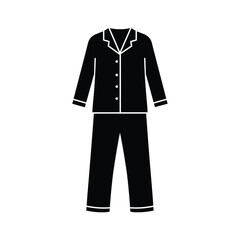 vector illustration of a black jacket