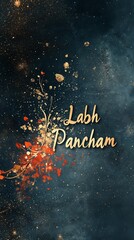 Naklejka premium Minimalist golden calligraphy spelling 