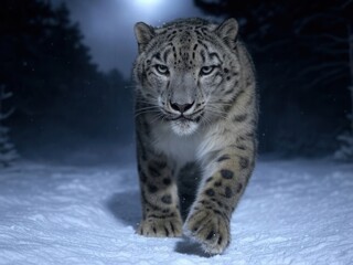 Snow leopards in the wild