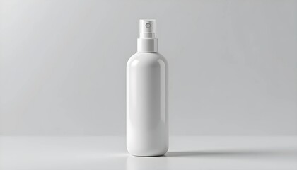 white plastic bottle