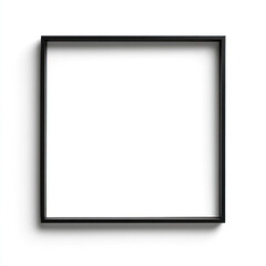 blank photo frame isolated on white background
