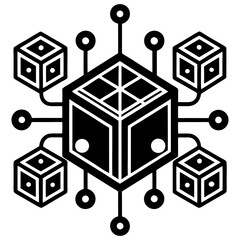 Modern Artificial Intelligence Symbols for Digital and Tech Projects
