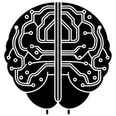 Modern Artificial Intelligence Symbols for Digital and Tech Projects
