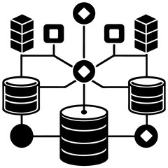 Modern Artificial Intelligence Symbols for Digital and Tech Projects
