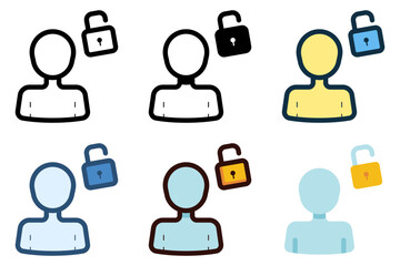 Obraz premium ability for being open minded icon vector illustration