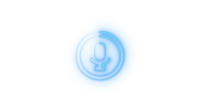 Voice Recording Animation. 