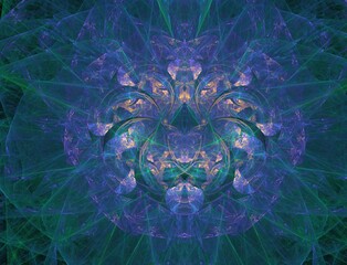 Imaginatory fractal abstract background Image
