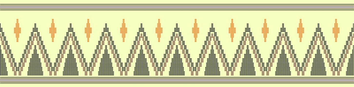Masalili Muna Weaving &ndash; Traditional Indonesian Pattern with Geometric Design