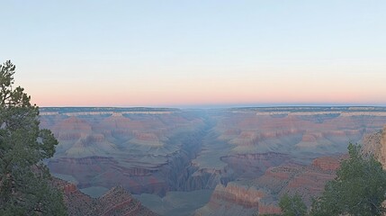 Fototapeta premium Grand Canyon Sunrise Panorama View