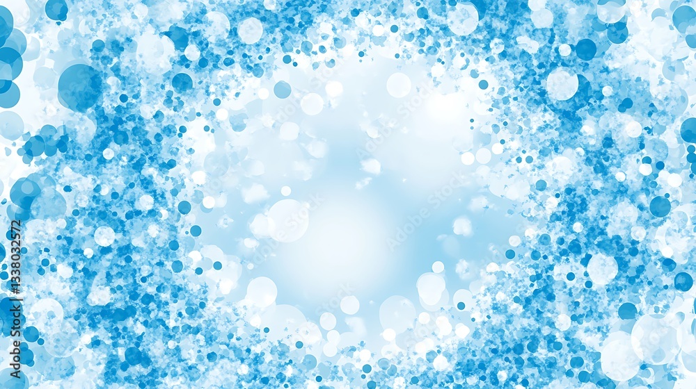Leinwandbilder abstract blue bokeh background with light and shadow effects for design projects
