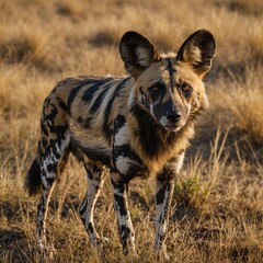 Fototapeta premium dog in desert