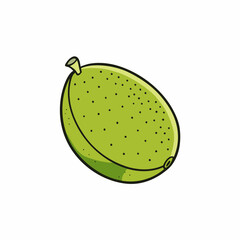 vector illustration of a desert lime