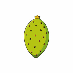 indian fig prickly pear vector