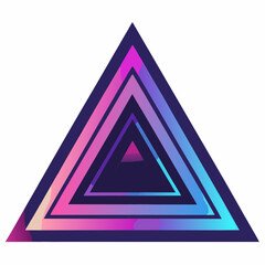 abstract triangle shape
