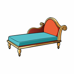 daybed on white background