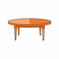 dining table on white