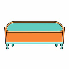 footboard isolated on white background