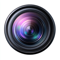 camera lens isolated on white