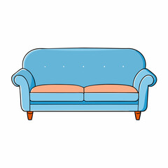 sofa isolated on white background