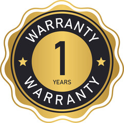 Fototapeta premium Gold Warranty Label