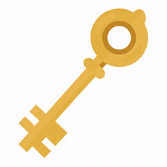 Fototapeta premium elegant key with minimalist styling