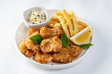 Chip Shop Food, deep fried food, battered food, fish and chips, black pudding, white pudding, burgers and chips, pies, chips, fish chips and peas