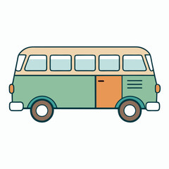vector illustration of a bus