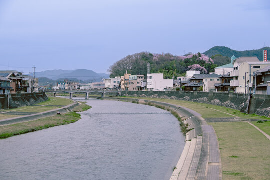 日本の地方都市風景


