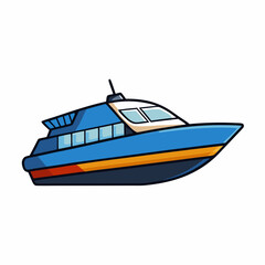 catamaran vector illustration