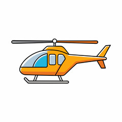 helicopter vector illustration