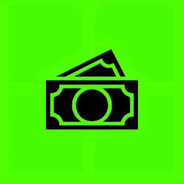 Minimalist Money Icon for Finance and Business Use