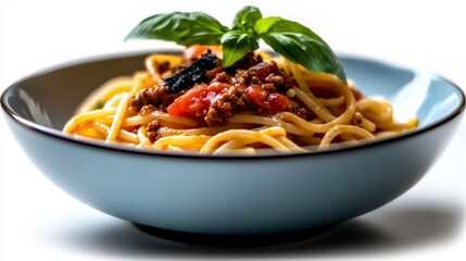 Delicious Spaghetti Bolognese in a Bowl