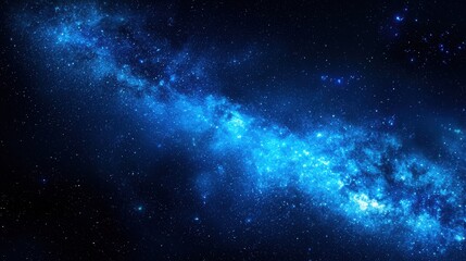 Fototapeta premium Exploring cosmic beauty outer space digital art night sky wide angle copy space for text