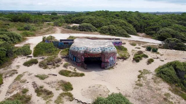 Batterie d'artillerie militaire de Arros, Soulac sur Mer, Gironde