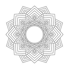 Mandala Flower Patterns for Relaxation and Creativity