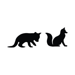 Fox Animals silhouette