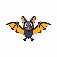vector illustration of a bat