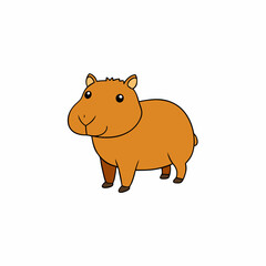 capybara vector illustration