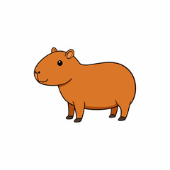 capybara vector illustration