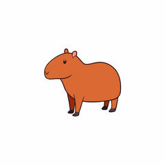 capybara vector illustration