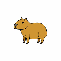 capybara vector illustration