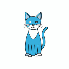 cat cartoon vector