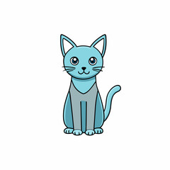 cat cartoon vector