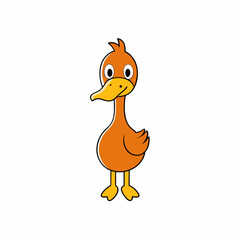 duck cartoon vector